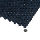 Nero Marquina Penny Tumbled Mosaic Tile | Tile Club