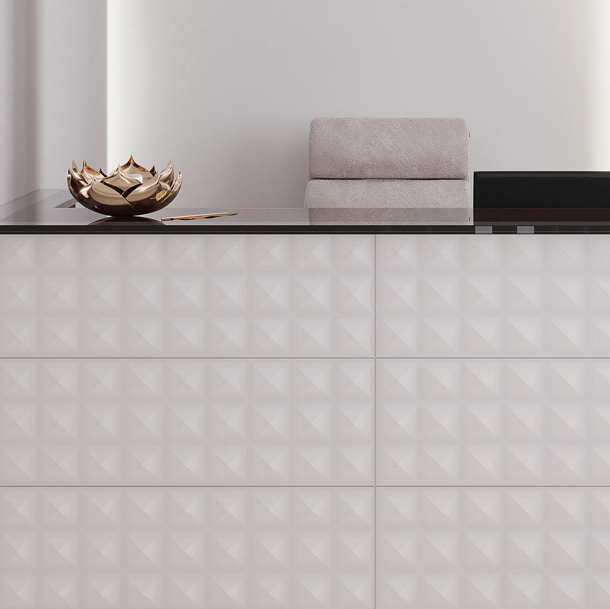 Neutral Blanco Guiza Ceramic Tile | Tile Club