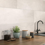 Neutral White Rec-Bis B100 Kitchen Backsplash
