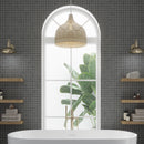 Newport Anthracite Concrete Look Mosaic Tile 12x12 Bathroom Wall