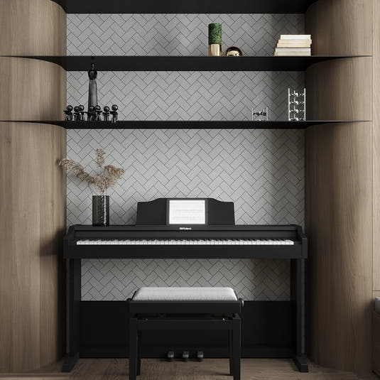 Newport Cold Gray Concrete Look Herringbone Mosaic Tile 12x14 | Tile Club