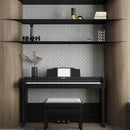 Newport Cold Gray Concrete Look Herringbone Mosaic Tile 12x14 | Tile Club