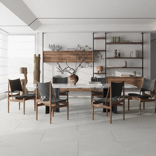 Newport Cold Gray Concrete Look Porcelain Tile 24x48 | Tile Club