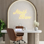 Newport Ivory Concrete Look Herringbone Mosaic Tile 12x14 | Tile Club