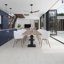 Newport White Concrete Look Porcelain Tile 12x24 | Tile Club