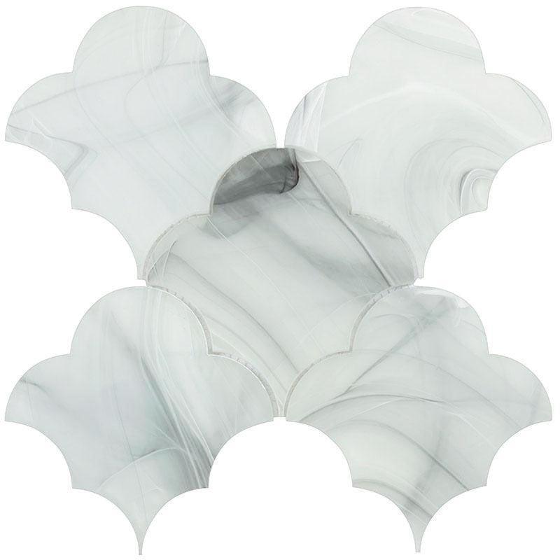 Sea Glass Cloud Grey Mosaic Tile | Tile Club