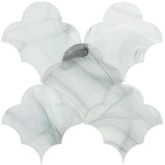 Sea Glass Cloud Grey Mosaic Tile Sample
