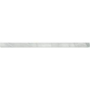 <span>0.6" x 12</span>" Sea Glass Grey Pencil Molding | Tile Club | Position1