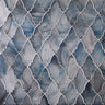 Sea Glass Louvre Blue Mosaic Tile
