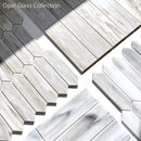 Beige Opal Rectangle Glass Mosaic | Tile Club