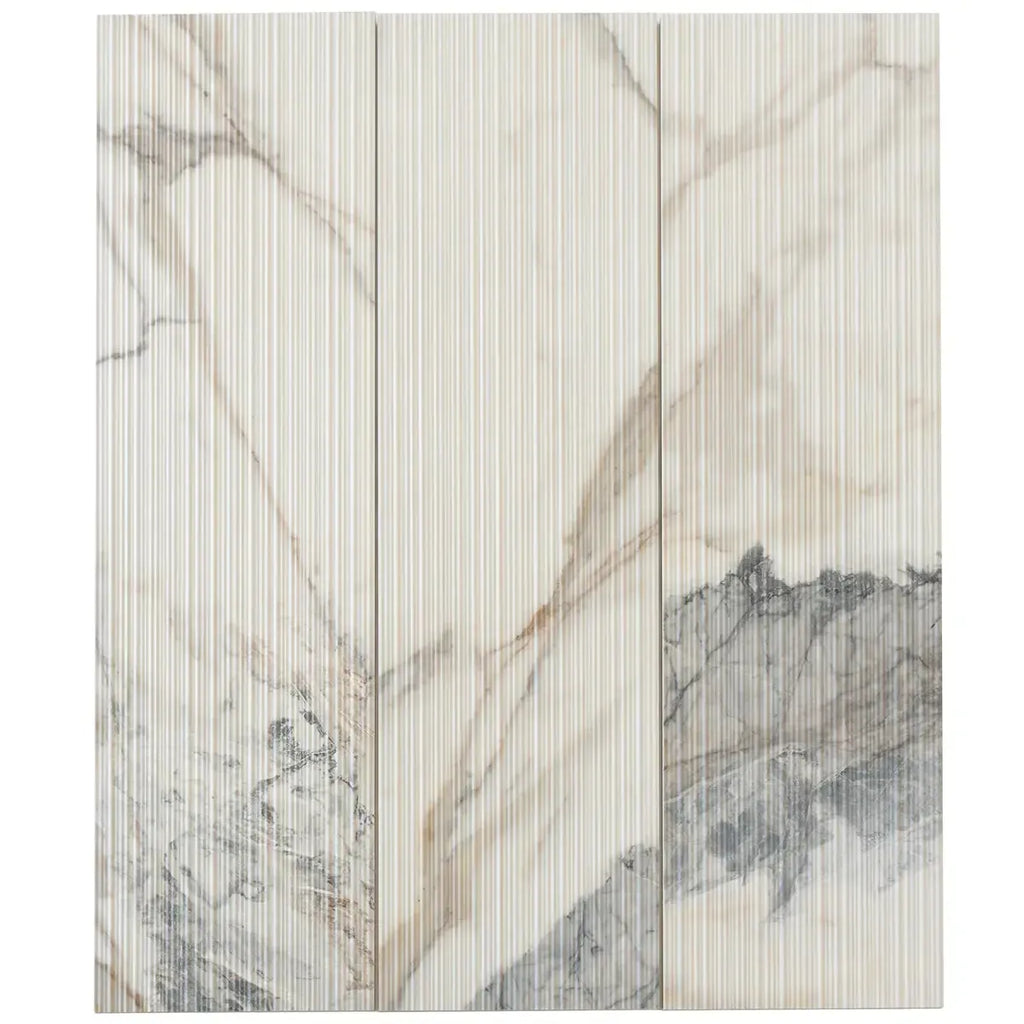 Orenda Dawn Textured 12x48 Large-Format Porcelain Tile | Tile Club