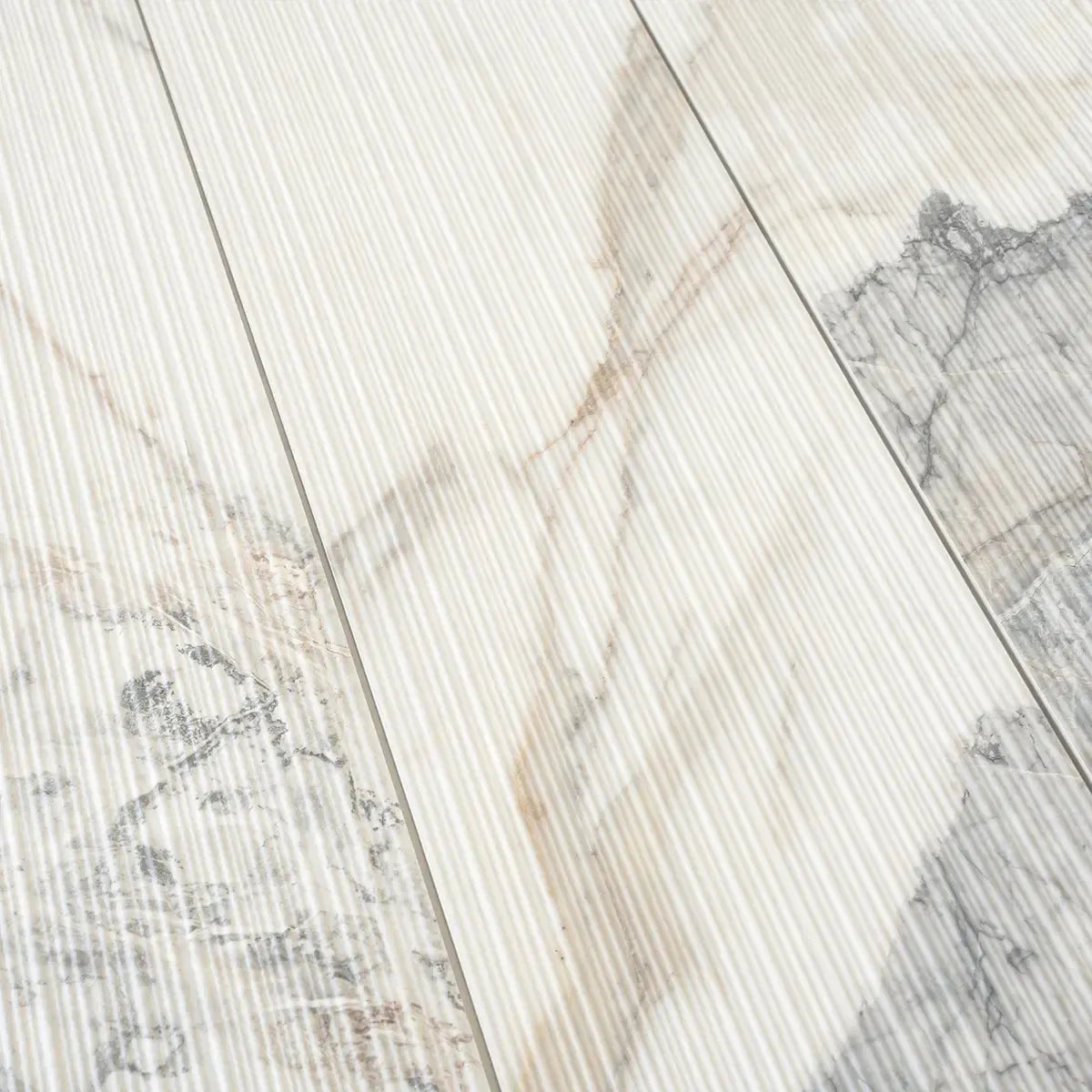 Orenda Dawn Textured 12x48 Large-Format Porcelain Tile | Tile Club