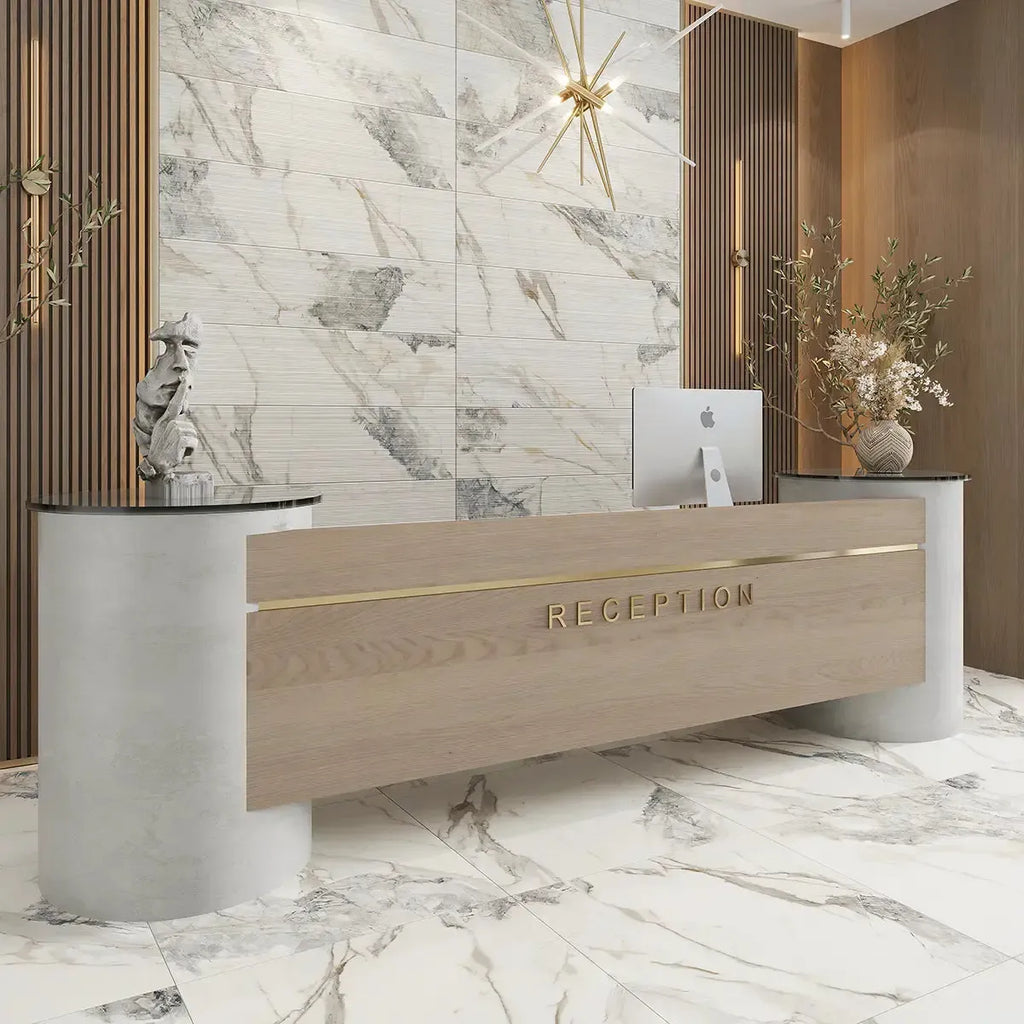 Orenda Dawn Textured 12x48 Large-Format Porcelain Tile | Tile Club