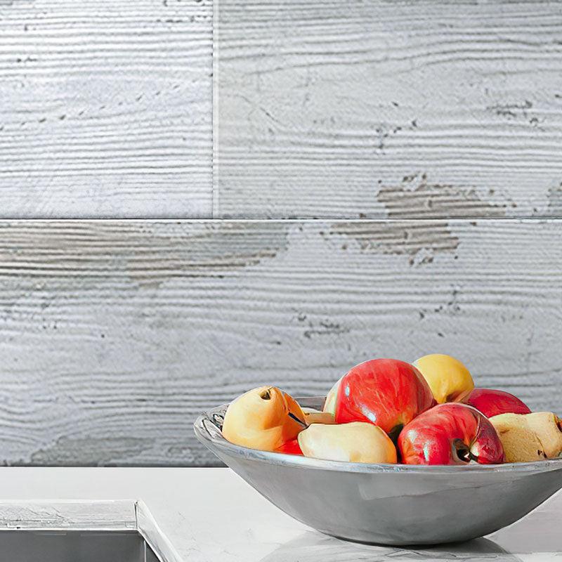 Fruit Bowl on Painted Wood White Wall Background