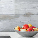 Fruit Bowl on Painted Wood White Wall Background