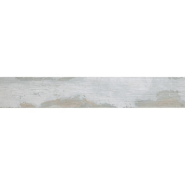 Painted Wood White Porcelain Tile