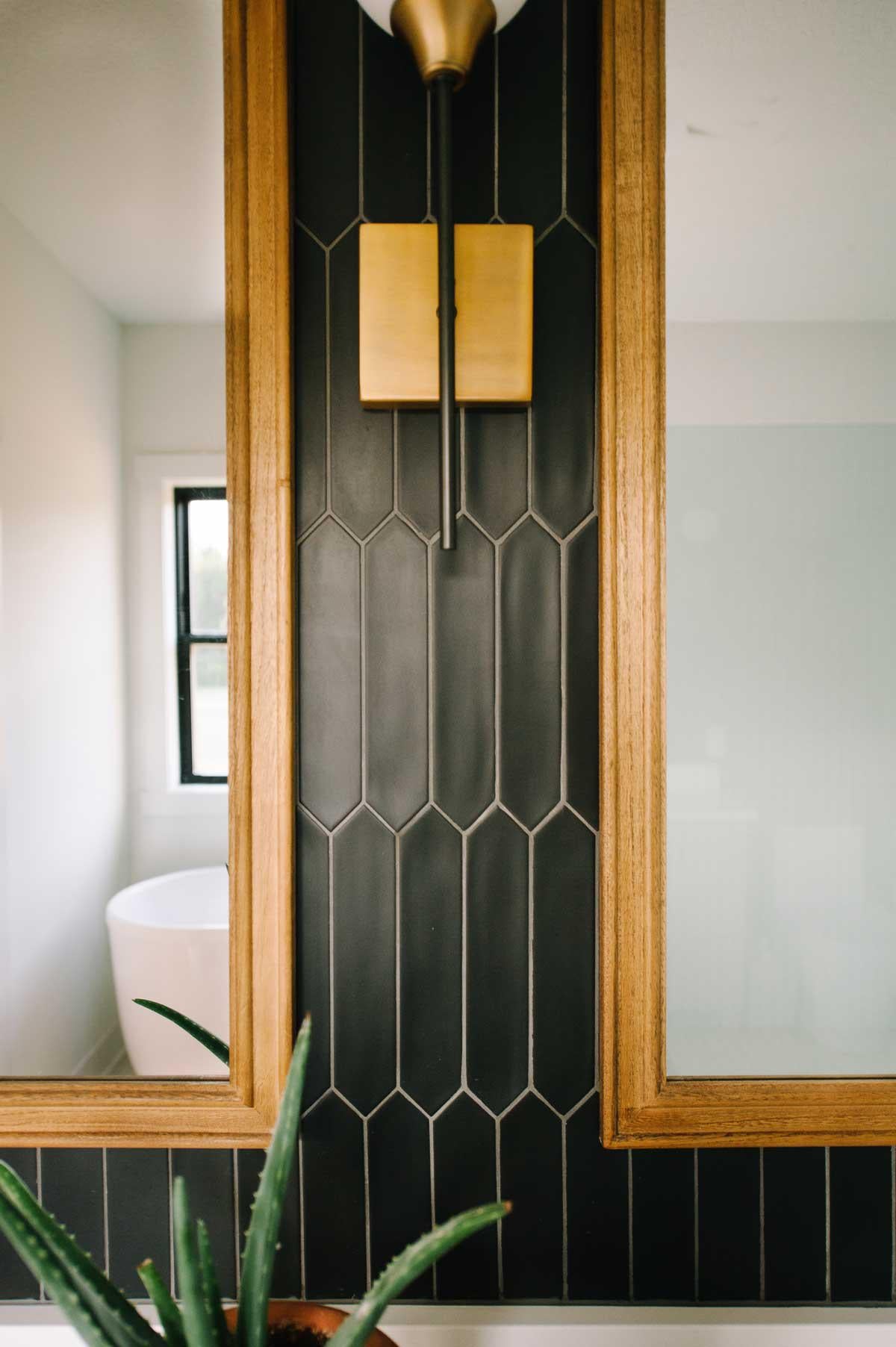 Palisades Black Picket Ceramic Tile | Tile Club