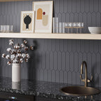 Palisades Black Picket Ceramic Tile | Tile Club