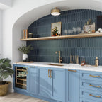 Palisades Navy Picket Ceramic Tile | Tile Club