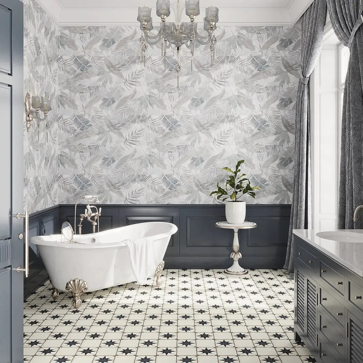 Panorama Botanical Ceramic Tile 16x48 | Tile Club