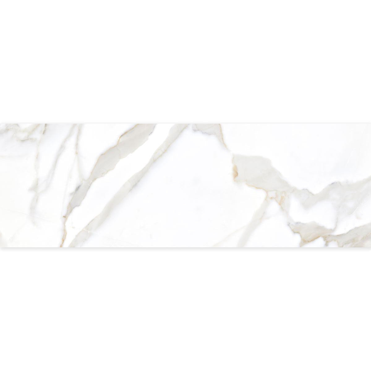 Panorama Gold Marbled Ceramic Tile 16x48