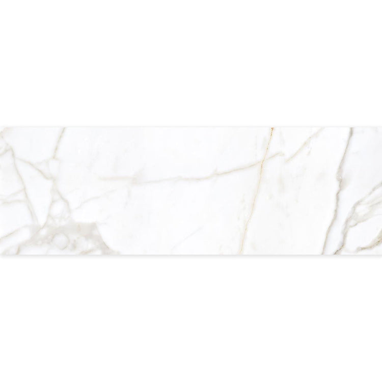 Panorama Gold Marbled Ceramic Tile 16x48 | Tile Club