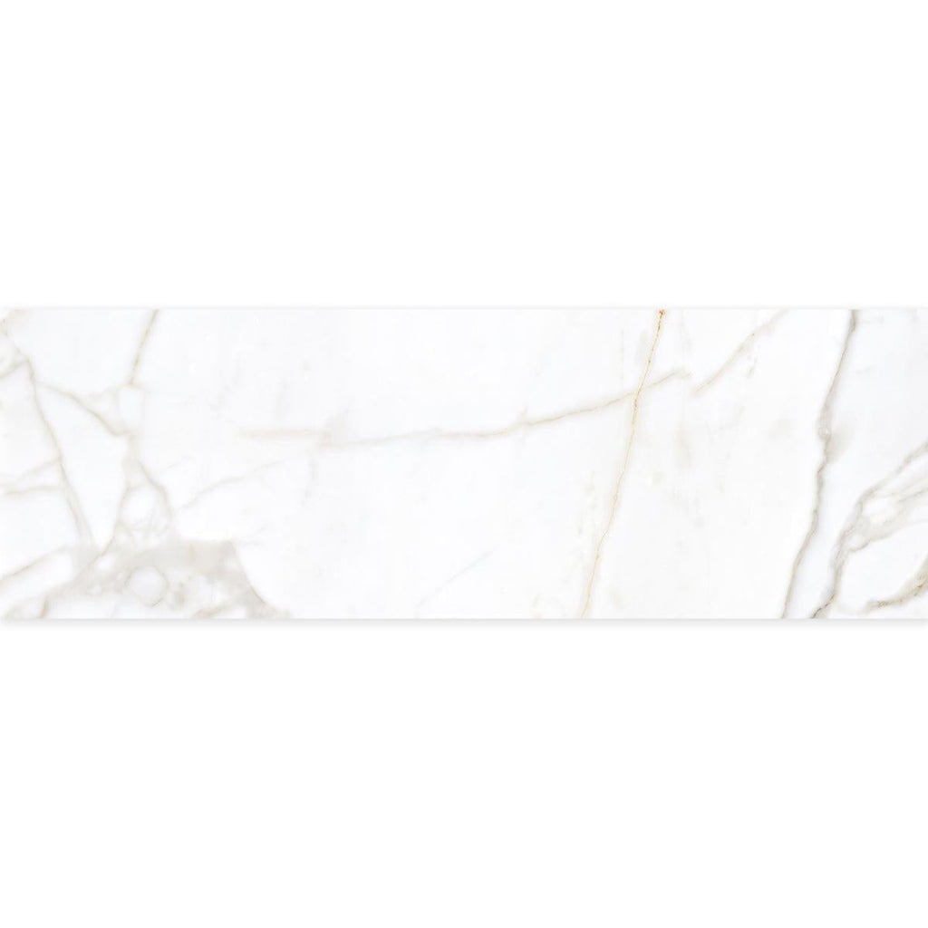 Panorama Gold Marbled Ceramic Tile 16x48 | Tile Club