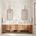 Panorama Gold Marbled Column Ceramic Tile 16x48 | Tile Club