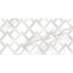 Panorama White Marbled Peak Porcelain Tile 24x48 | Tile Club