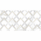 Panorama White Marbled Peak Porcelain Tile 24x48 | Tile Club