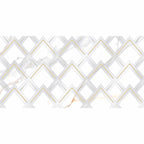 Panorama White Marbled Peak Porcelain Tile 24x48 | Tile Club