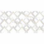 Panorama White Marbled Peak Porcelain Tile 24x48 | Tile Club