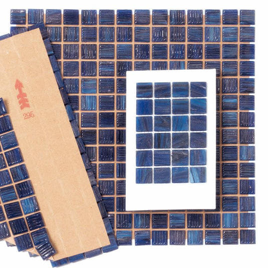 Golden Chariot Mixed Squares Glass Tile | Tile Club