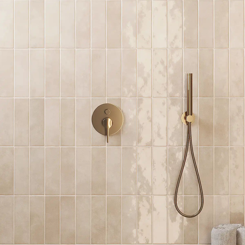 Pavillon Beige Ceramic Subway Tile 2.7x8.5