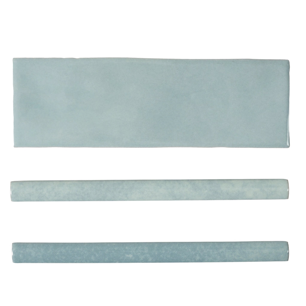 Pavillon Blue Ceramic Pencil Tile Trim | Tile Club