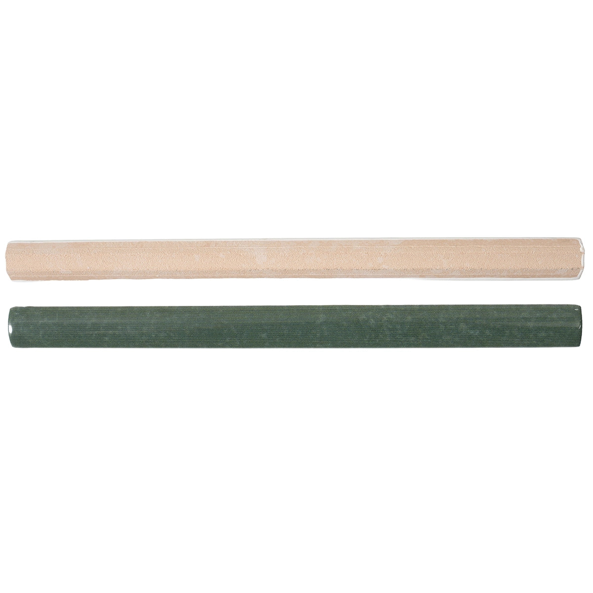 Pavillon Green Ceramic Pencil Tile Trim | Tile Club