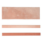 Pavillon Pink Ceramic Pencil Tile Trim | Tile Club