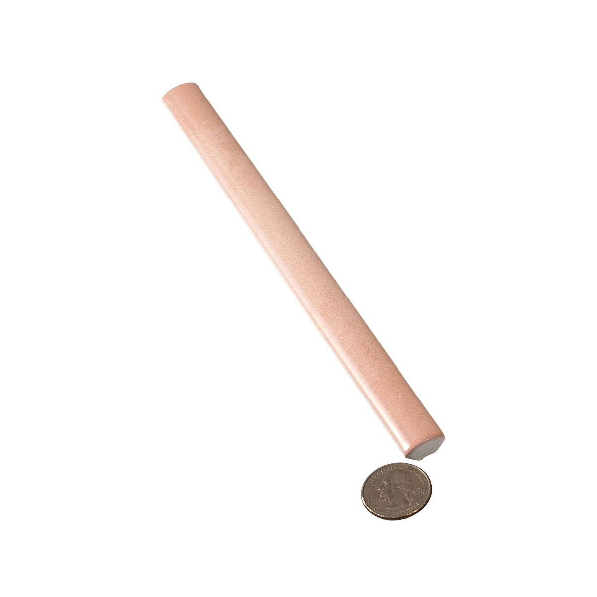 Pavillon Pink Ceramic Pencil Tile Trim | Tile Club