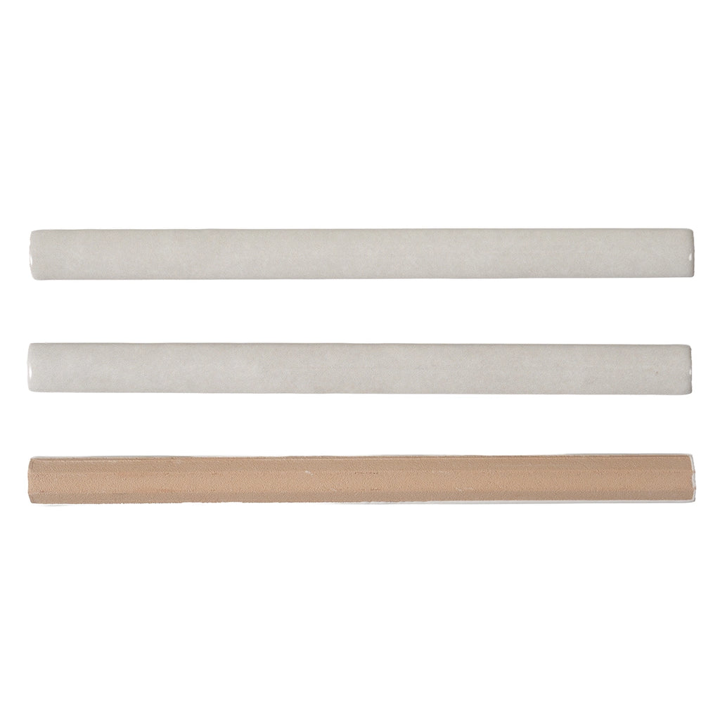 Pavillon White Ceramic Pencil Tile Trim | Tile Club