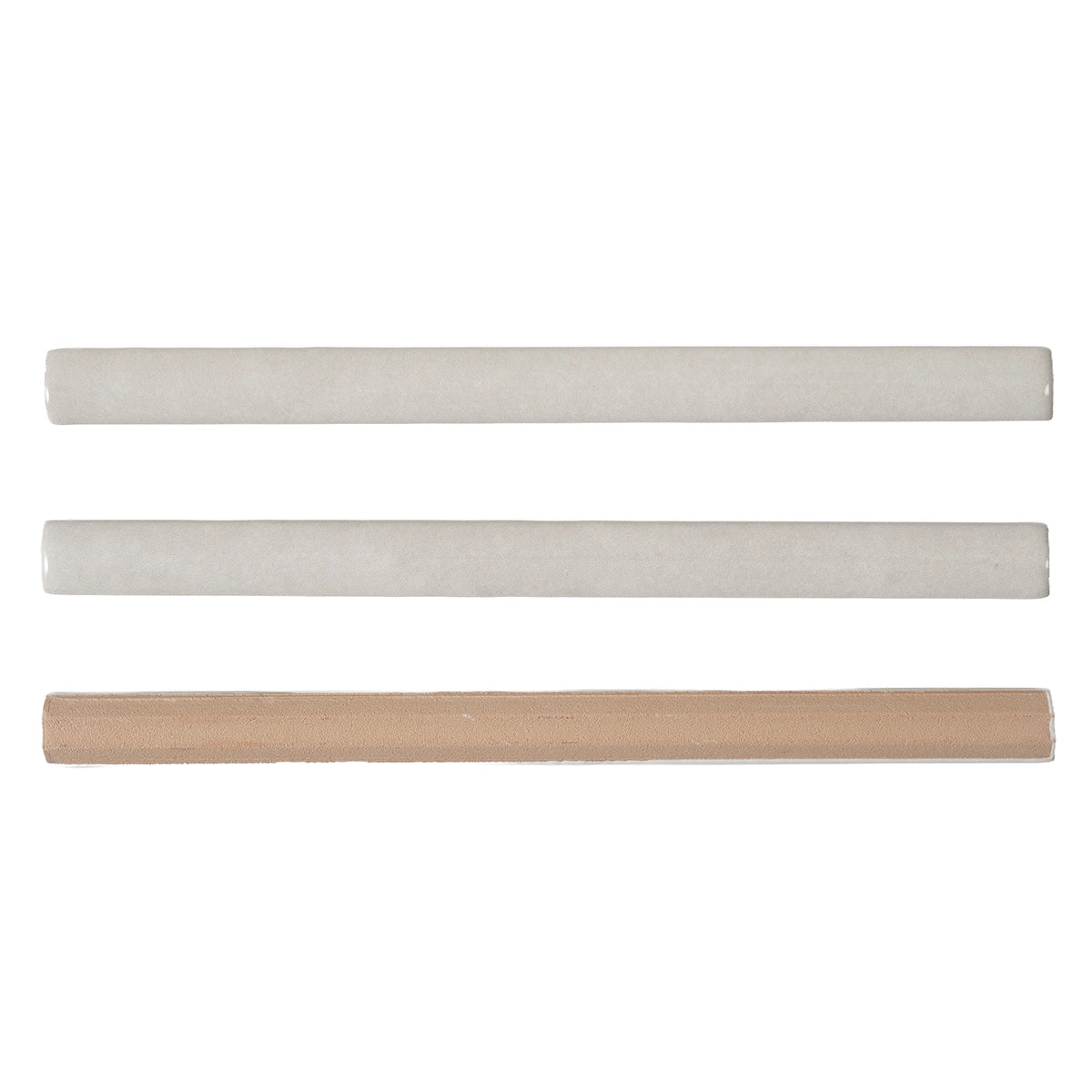 Pavillon White Ceramic Pencil Tile Trim | Tile Club