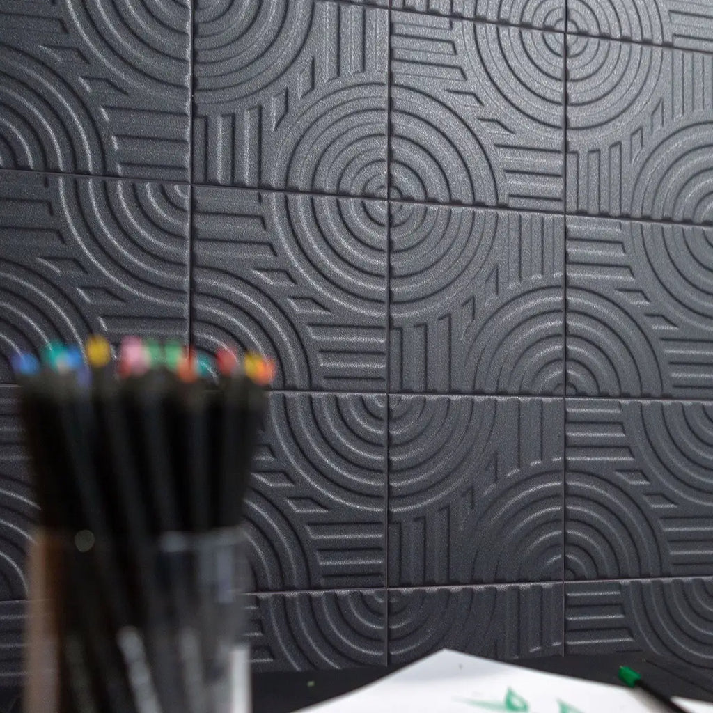 Paxton Arch Dark Matte Ceramic Tile 6"x6" | Tile Club