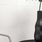 Paxton Arch Off White Matte Ceramic Tile 6"x6" | Tile Club