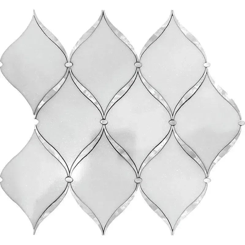 mother of pearl marble tile
