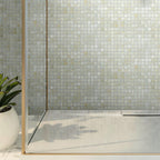 Pearly Waves Mixed Squares Glass Pool Tile | Tile Club