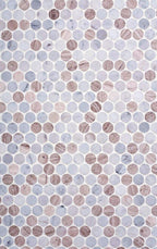 Penny Wooden Eastern White And Wooden Beige Marble Tile | Tile Club