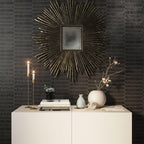 Picchetto Graphite Matte Ceramic Picket Wall Tile Entryway