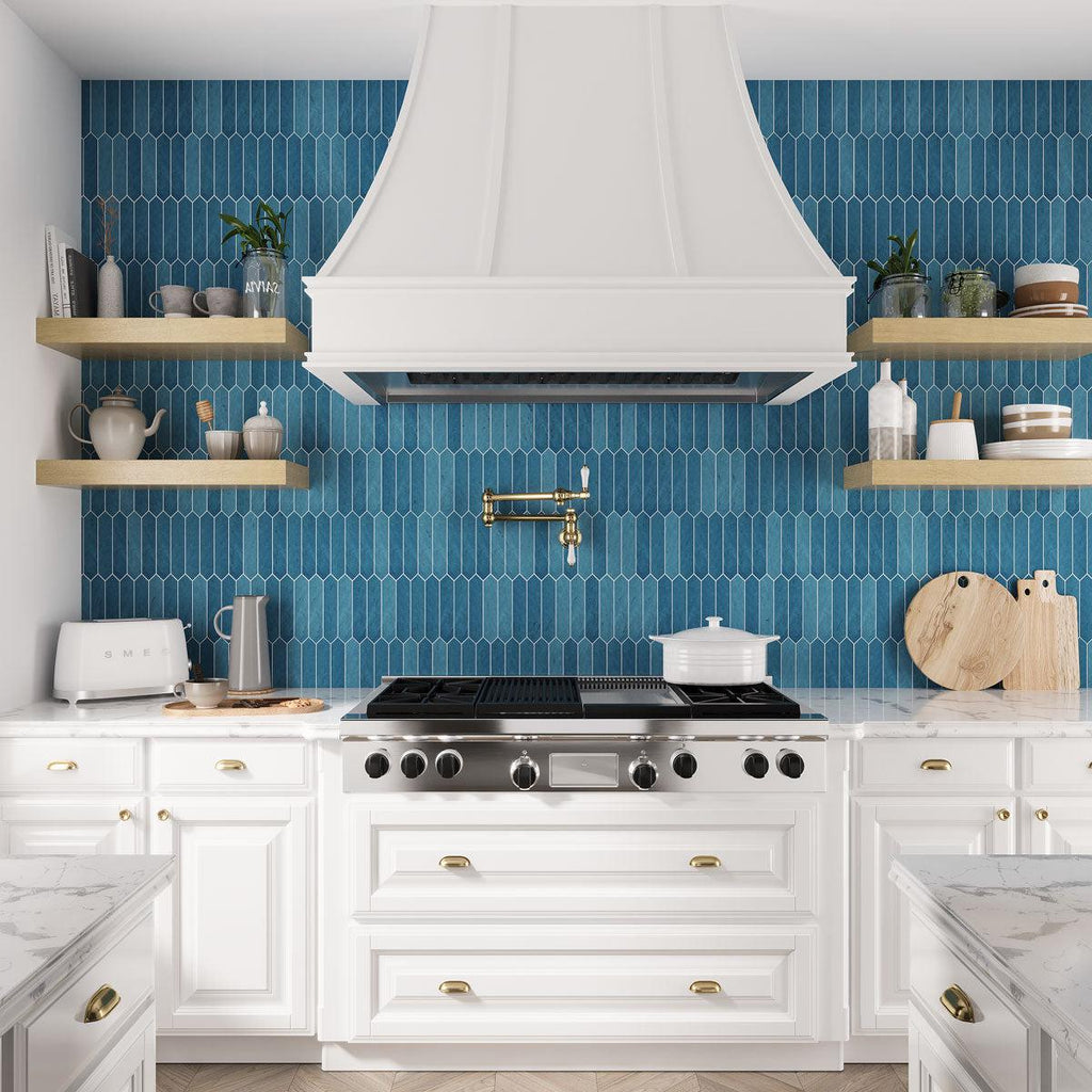 Picchetto Navy Matte Ceramic Picket Tile | Tile Club