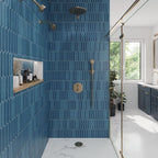Picchetto Navy Matte Ceramic Picket Tile | Tile Club