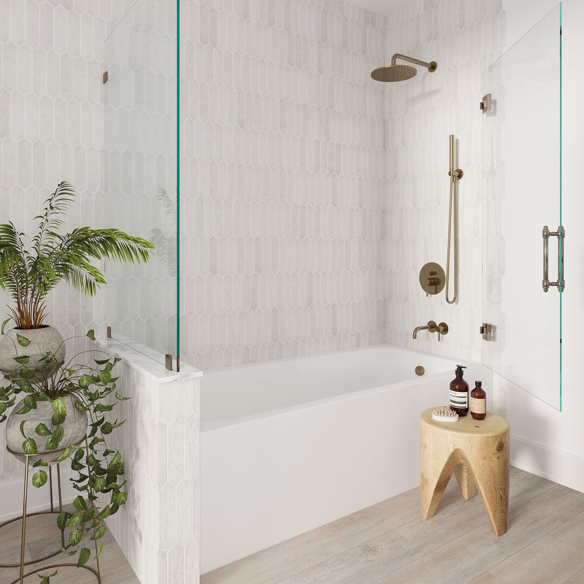 Picchetto Pearl Matte Ceramic Picket Tile | Tile Club