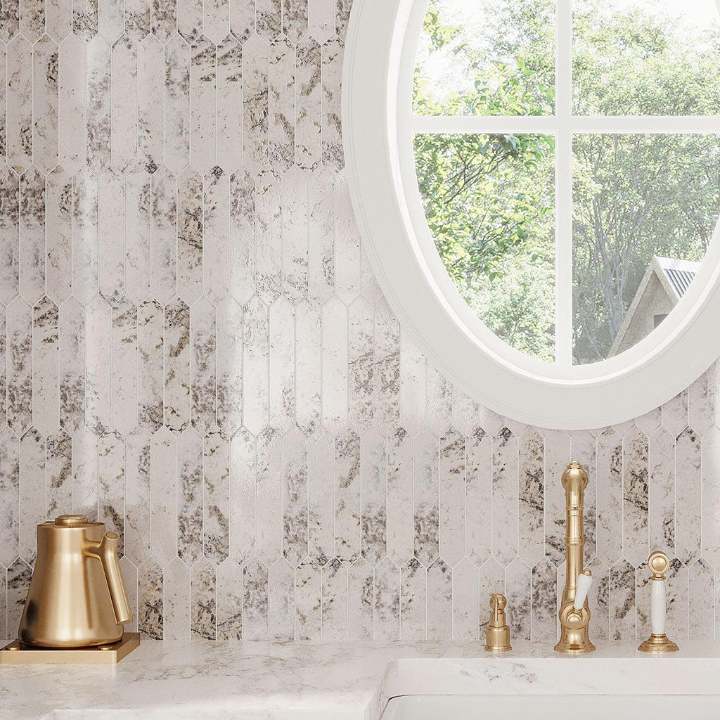 Picchetto Rustic Natural country home kitchen backsplash